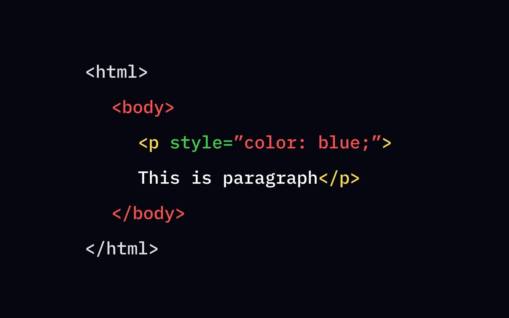 style inline