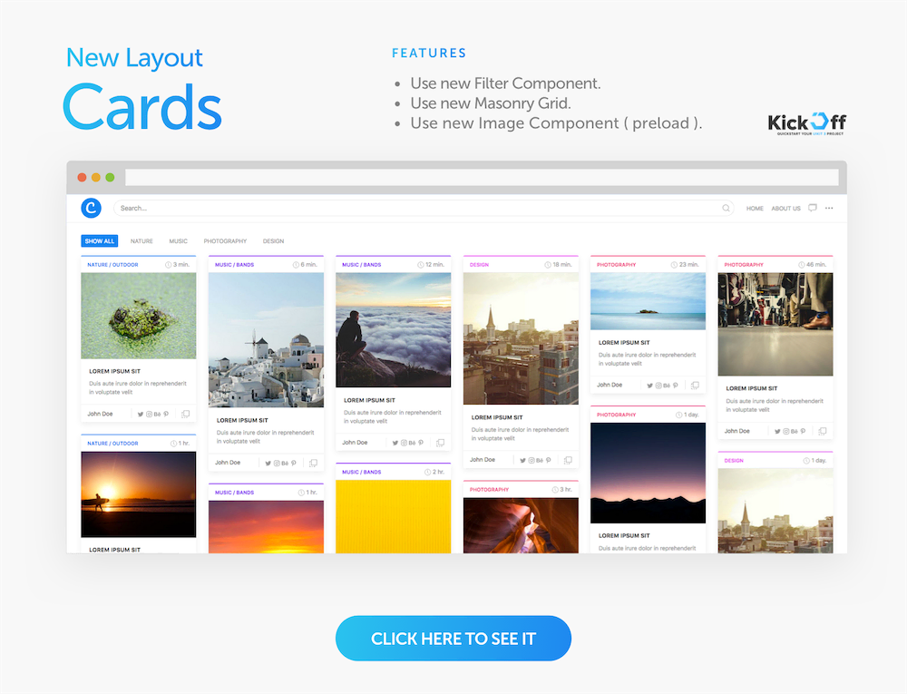 section cards uikit people