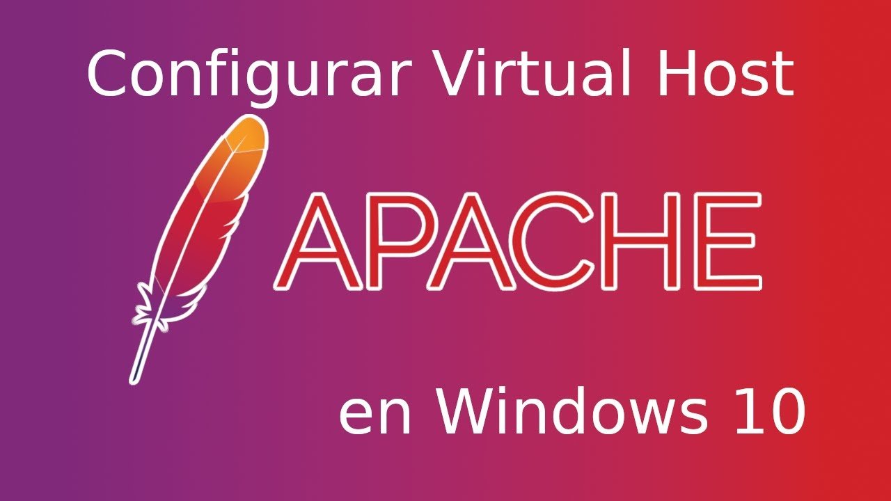 crear servidor virtual, virtual hosts windows