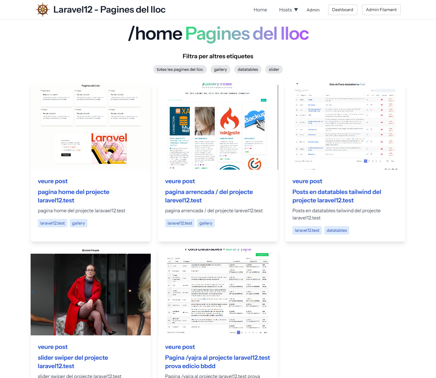 PAGINES DEL LLOC laravel12.test